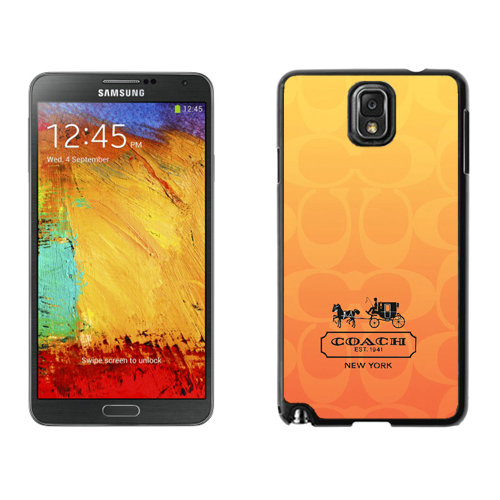 Coach In Signature Orange Samsung Note 3 Cases DSF - Click Image to Close